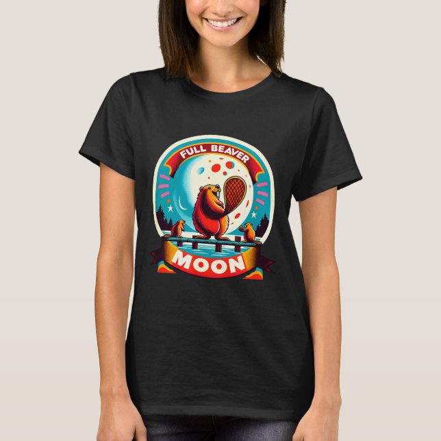 Camiseta Full Moon Beaver  (Frente)
