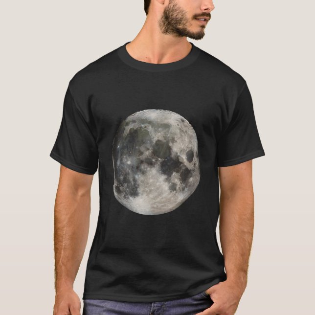 Camiseta Full Moon Phase Space Love Photography Astronomy (Frente)