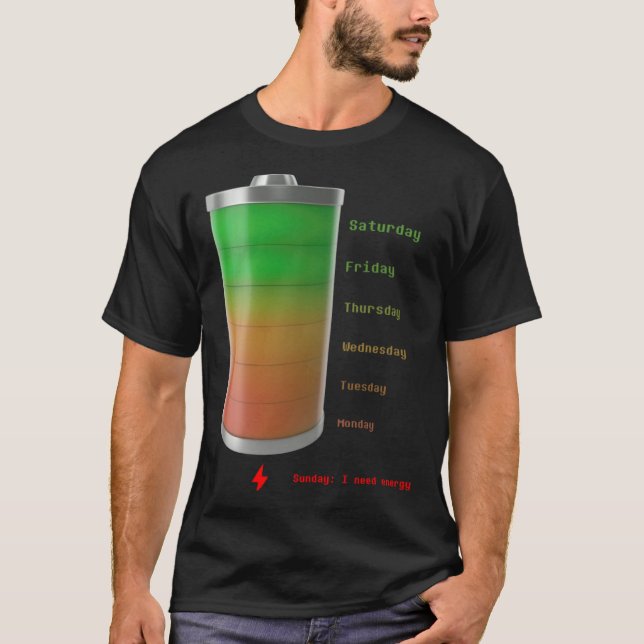 Camiseta Full of Battery Charge your Fashion Daily Reminder (Frente)