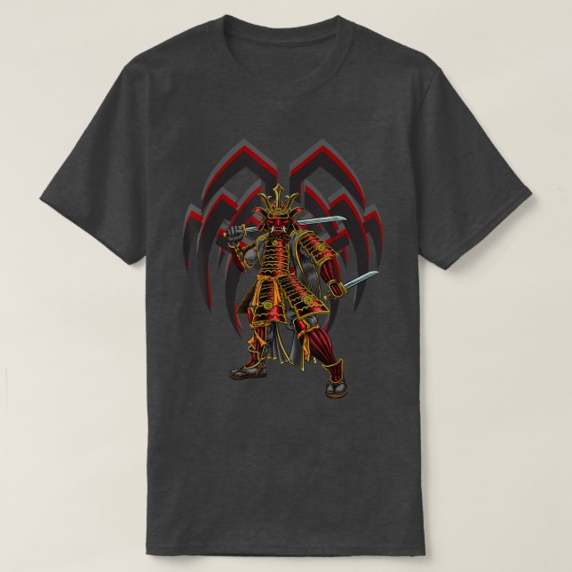 CAMISETA FULL SUITED SAMURAI JAPANESE WARRIOR  (Frente do Design)