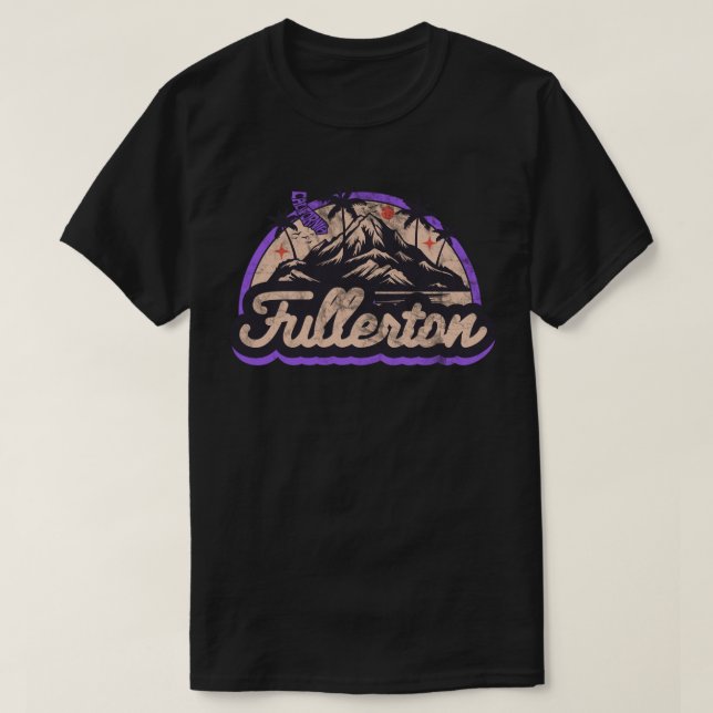 Camiseta Fullerton, Califórnia (Frente do Design)