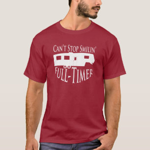Camiseta Fulltimer do rv - 5o t-shirt da roda