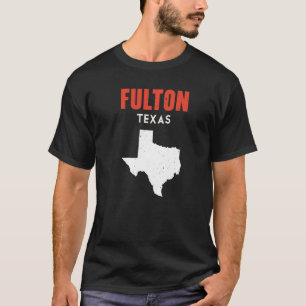 Camiseta Fulton Texas EUA State America Viagem Texas