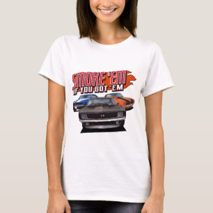 Camiseta Fuma-me se me arranjou um carro de músculo clássic