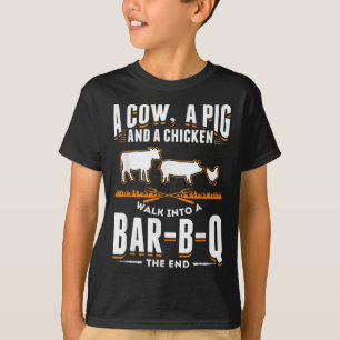 Camiseta Fumaça Carne Sobreposta Presente Ideia Engraçada B