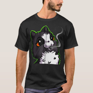 Camiseta Fumaça De gatinho E Fique Incrível Zip Up