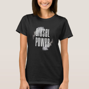 Camiseta Fumaça diesel Design Diesel Motor Carburante T