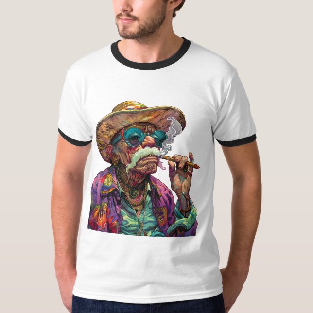 Camiseta Fumaça e Sabedoria (Frente)