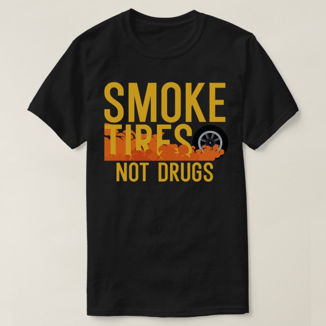 Camiseta Fumaça não tenta drogas 1 (Frente do Design)