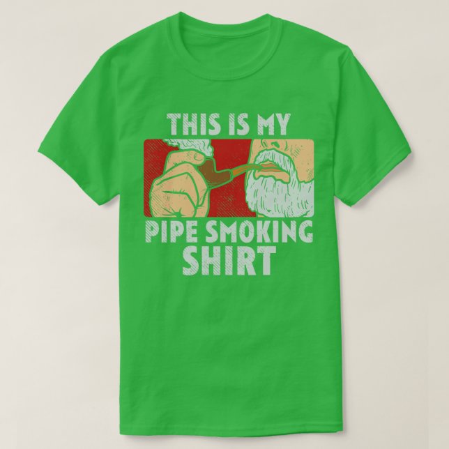 Camiseta Fumador de Pipe Fumante (Frente do Design)