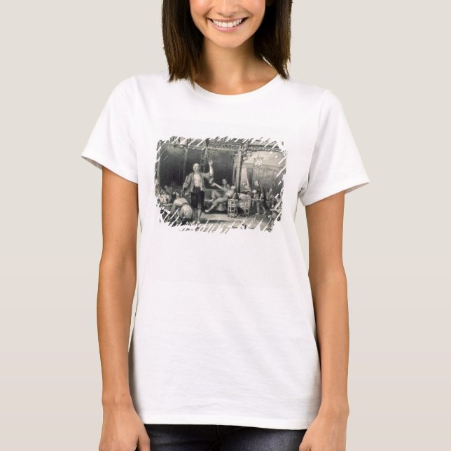 Camiseta Fumadores de ópio chineses, da China em uma série  (Frente)