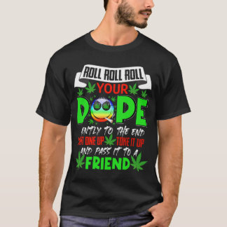 Camiseta Fumagem Conjunta de Pote de Lover Engraçado RD Fun