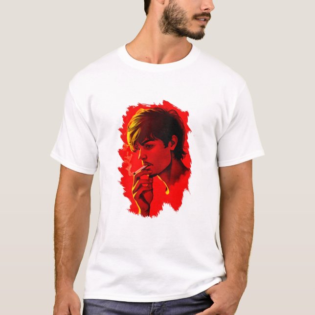 Camiseta fumante (Frente)