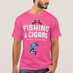 Camiseta Fumante de Charuto Pescador Cubano Charutos Fumand