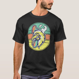 Camiseta Fumante Fumante Farmer Fazenda Pintura Animal