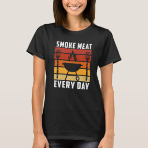 Camiseta Fumar Carne Todos Os Dias Festa De Churrasco No Ja