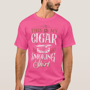 Camiseta Fumar Charuto Isto É Meu Fumar Charuto