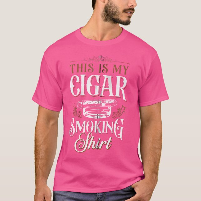Camiseta Fumar Charuto Isto É Meu Fumar Charuto (Frente)