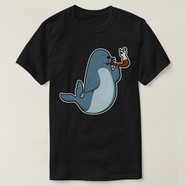 Camiseta Fumar com Pipe (Frente do Design)