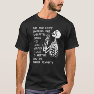 Camiseta Fumar Lhe Traz 11 Minutos Mais Antitabagismo