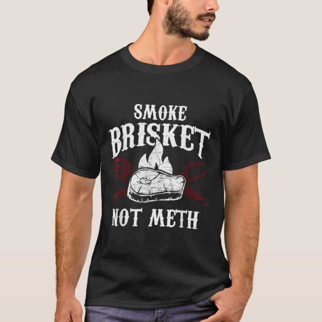 Camiseta Fumar Peito de Boi Não - Presente Divertido de Chu (Frente)