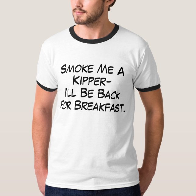 Camiseta Fume-me um Kipper (Frente)