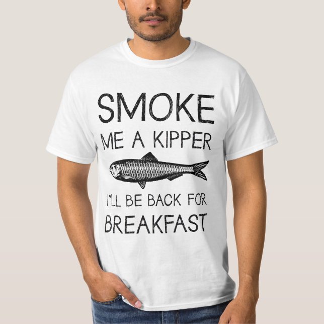Camiseta Fume-me um t-shirt do Kipper (Frente)