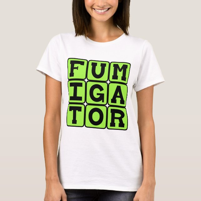 Camiseta Fumigador, Eliminador de Insetos (Frente)
