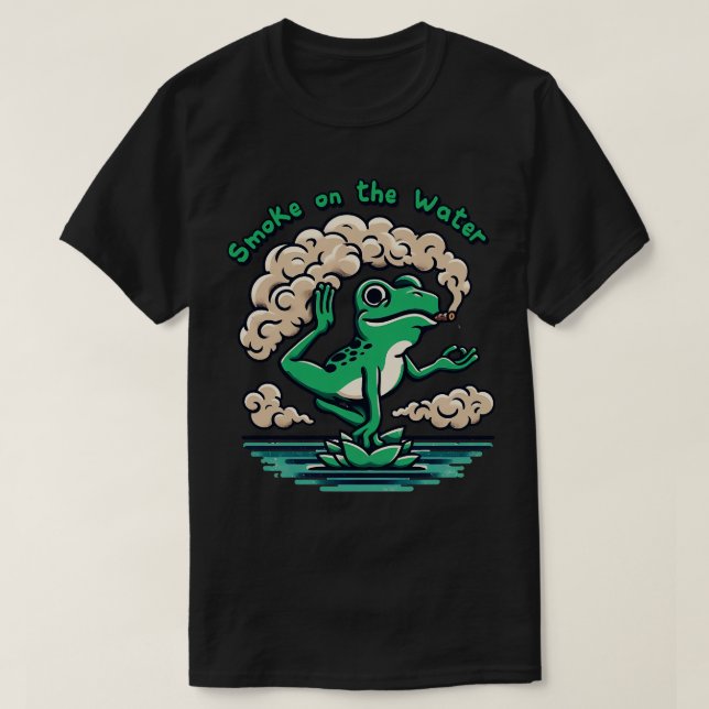 Camiseta Fumo na água 1 (Frente do Design)