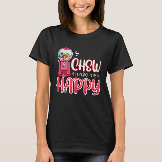 Camiseta Fun bubble gum for chewing gum (Frente)