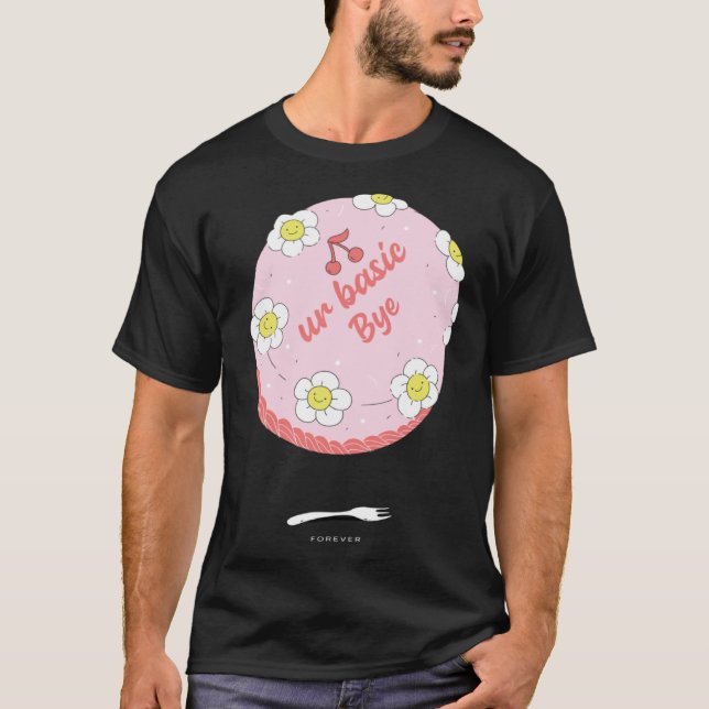 Camiseta Fun Cake  Idea Farewell Colleague Employee Appreci (Frente)