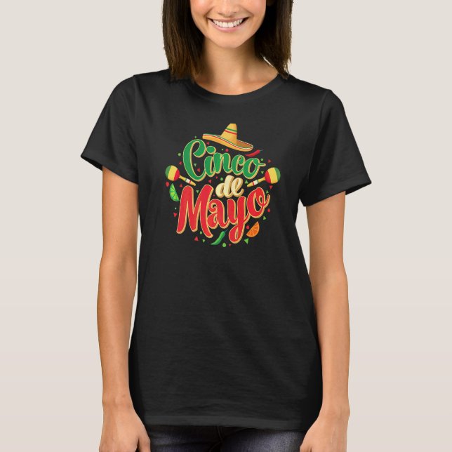 Camiseta Fun Cinco De Mayo (Frente)