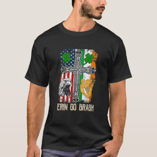 Camiseta Fun Erin Go Bragh Dia de São Patrício irlandês ame