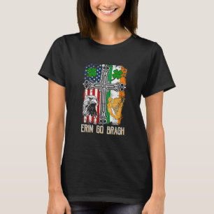 Camiseta Fun Erin Go Bragh Dia de São Patrício irlandês ame