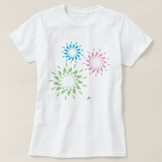 Camiseta fun geometry flower