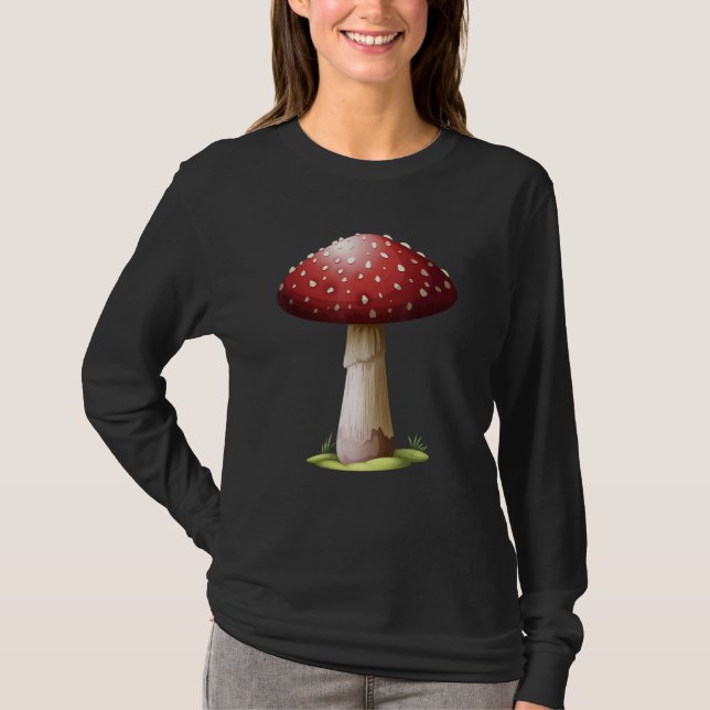 Camiseta Fun Mushrooms Foraging Mycology Fungi Cool Mushroo (Frente)