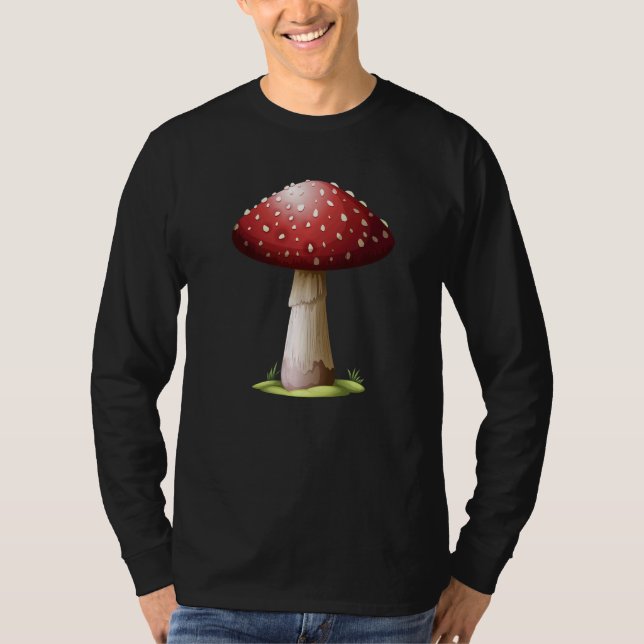 Camiseta Fun Mushrooms Foraging Mycology Fungi Cool Mushroo (Frente)