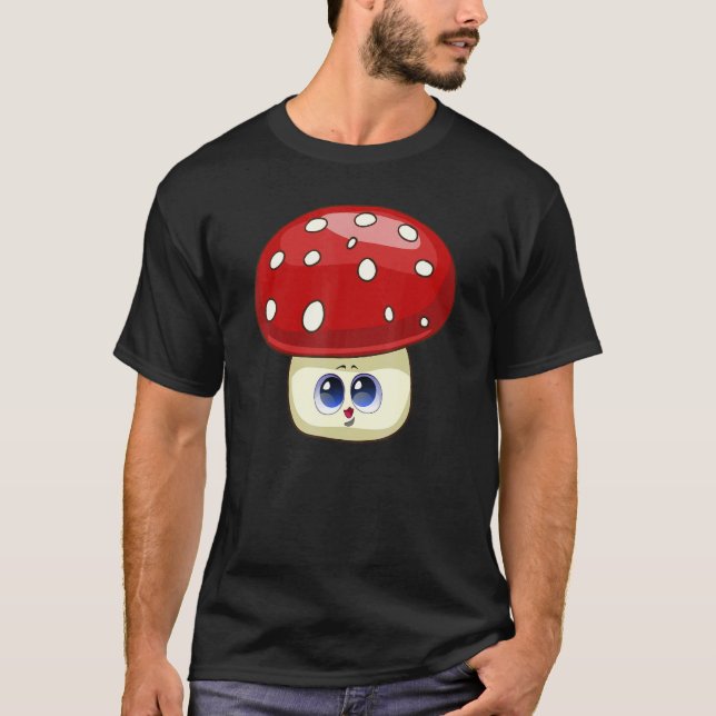 Camiseta Fun Mushrooms Foraging Mycology Fungi Cute Mushroo (Frente)