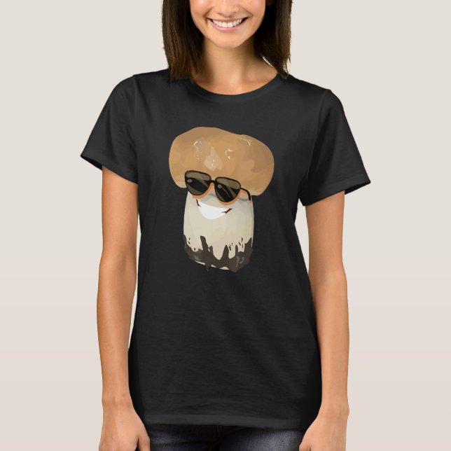 Camiseta Fun Mushrooms Foraging Mycology Fungi Happy Mushro (Frente)