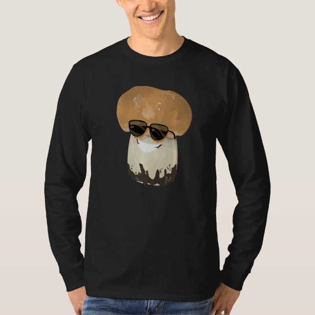 Camiseta Fun Mushrooms Foraging Mycology Fungi Happy Mushro (Frente)