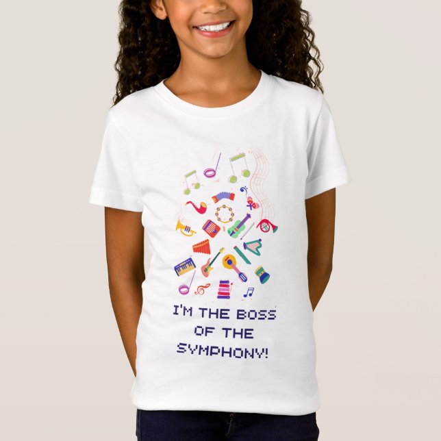 Camiseta Fun Musical Instruments Kids T-Shirt (Frente)