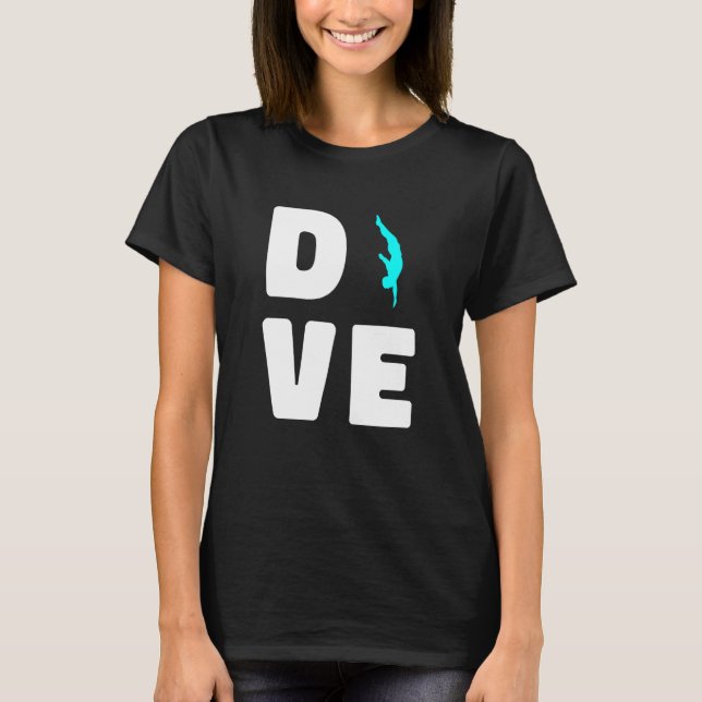 Camiseta Fun Platform Diver Springboard Diving (Frente)