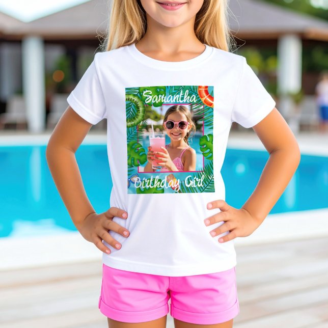 Camiseta Fun Pool Party Guest of Honor T-Shirt (Criador carregado)