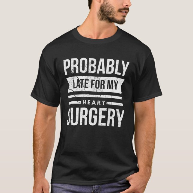 Camiseta Fun Post Surgery Gag Gifts Get Well Soon Gifts Hea (Frente)