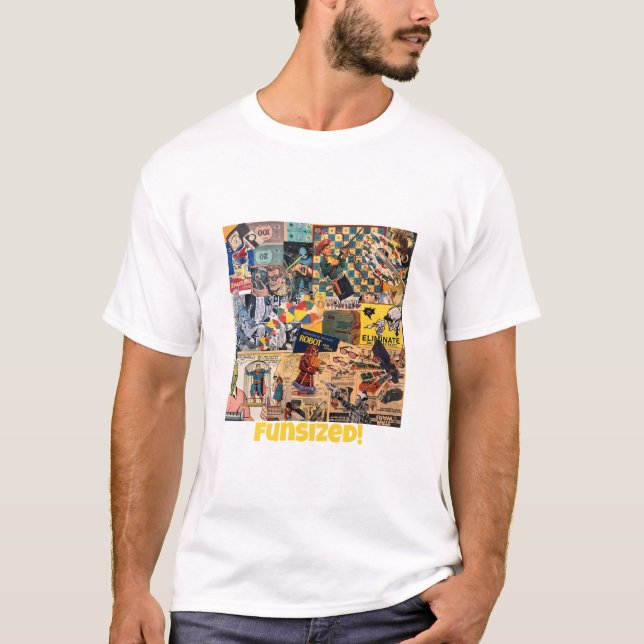 Camiseta Fun retro collage t shirt (Frente)