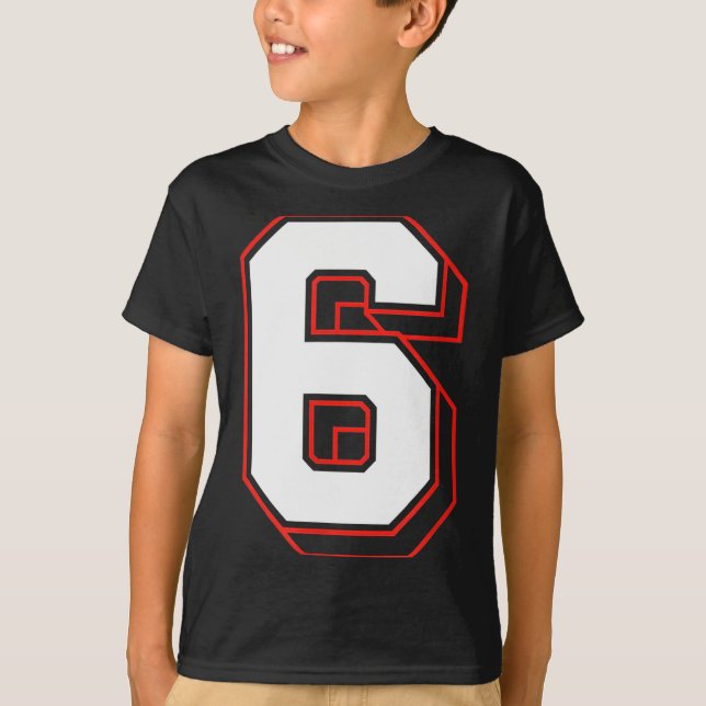 Camiseta Fun Six Seven 6 7 Meme Design  (Frente)
