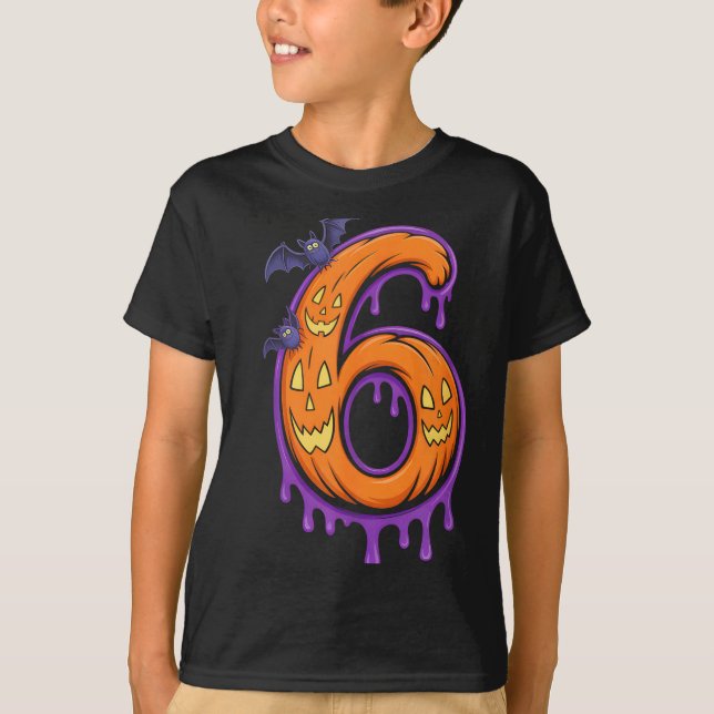 Camiseta Fun Six Seven 6 7 Meme Design Couples Halloween  (Frente)