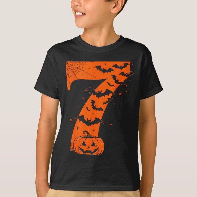 Camiseta Fun Six Seven 6 7 Meme Design Couples Halloween  (Frente)