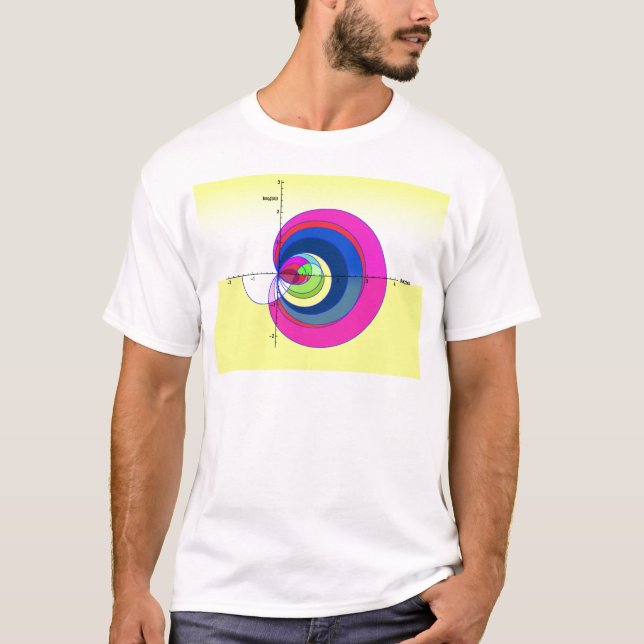 Camiseta Função de zeta yellow.png de Riemann (Frente)