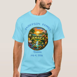 Camiseta função familiar da Jamaica